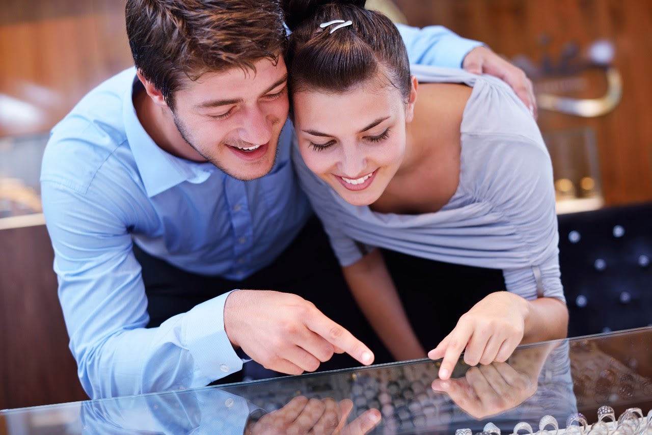 couple picking ring