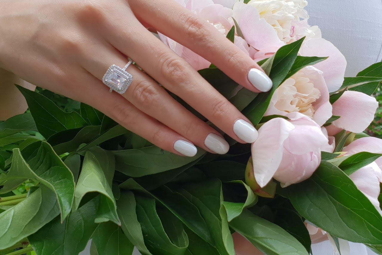 ring on flowers