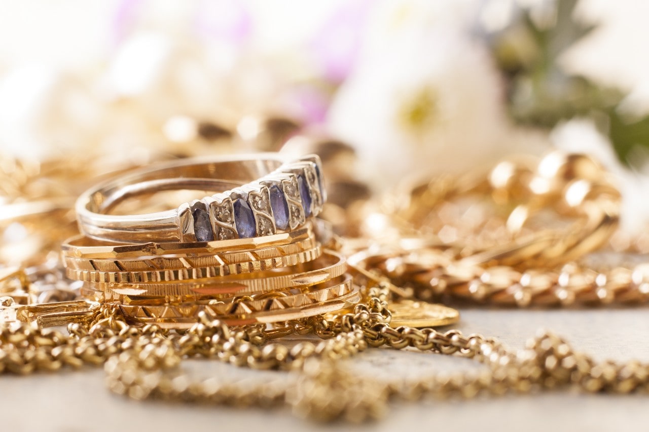 gold summer jewelry