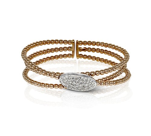 bangle bracelet of gold