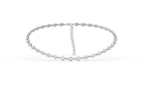 Choker by Fana with white gold and diamonds