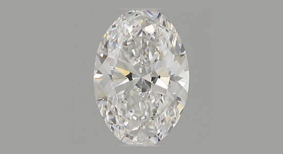 an oval cut diamond